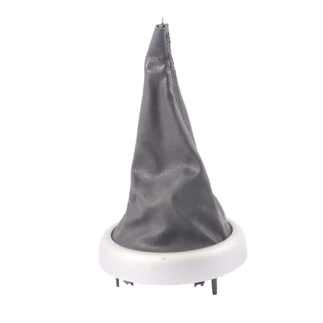 Trim Ring Silver Gearshift Lever Boot Panther Black Mini R50 R52 - SKU 7052157-3 - Part number 7052157
