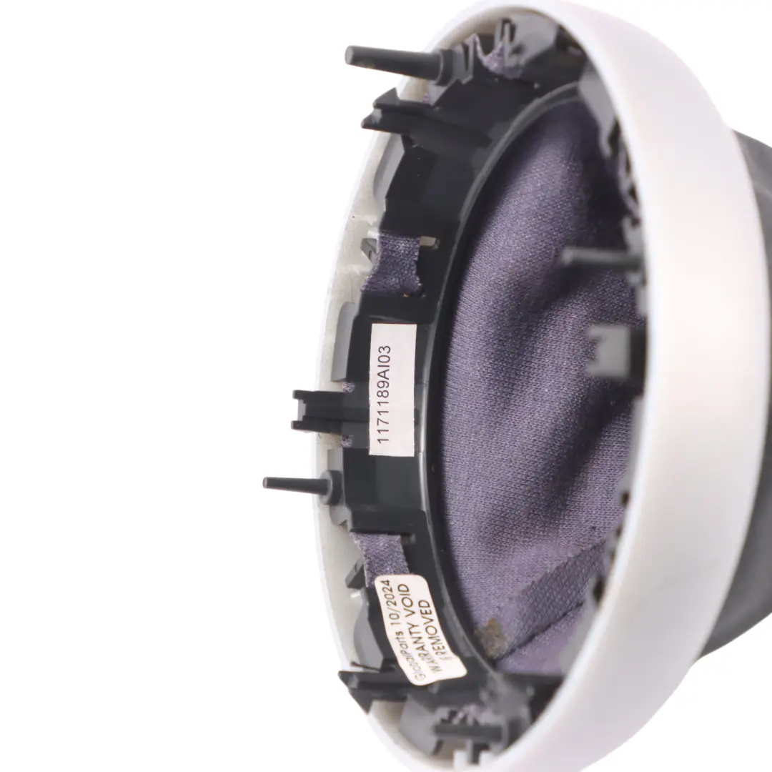 Mini R50 R52 Anello rifinitura Argento Stivale leva cambio Panther Black - SKU 7052157-3 - Numero di parte 7052157