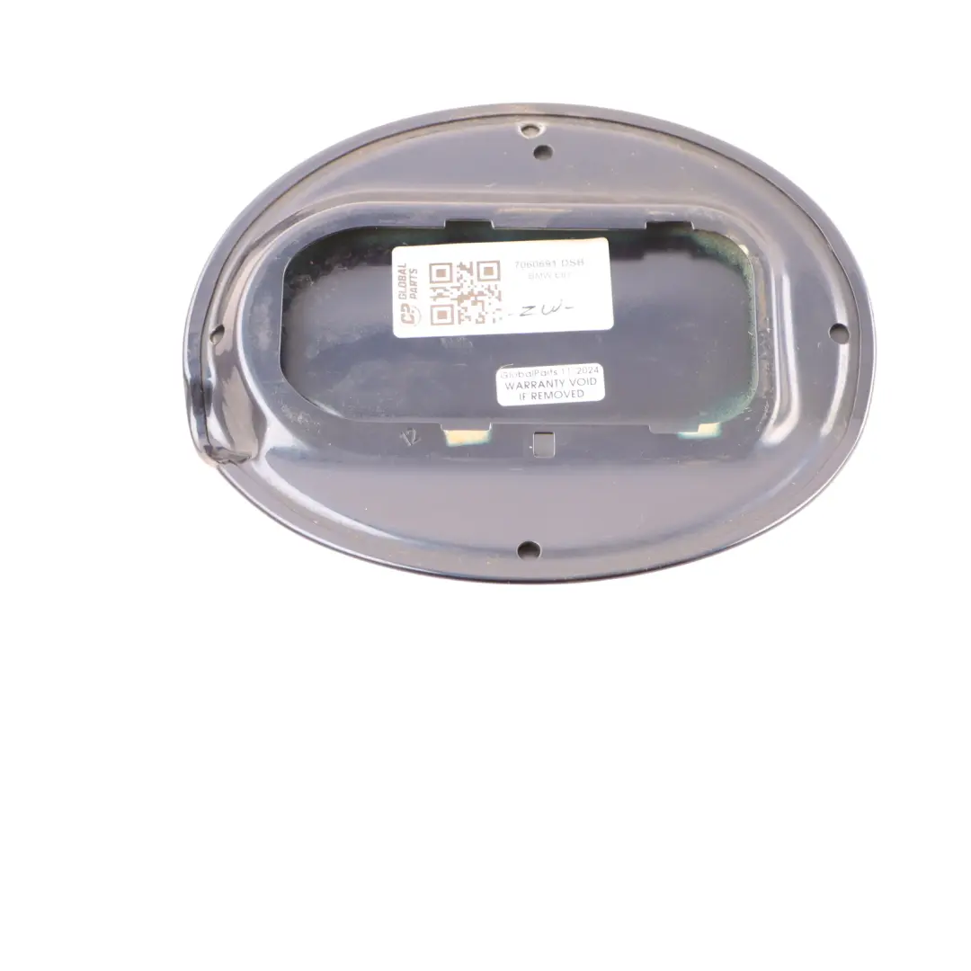 BMW E87 Fuel Filler Fill-in Flap Tiefseeblau Deep Sea Blue Metallic A76 - SKU 7060691-DSB - Part number 7060691