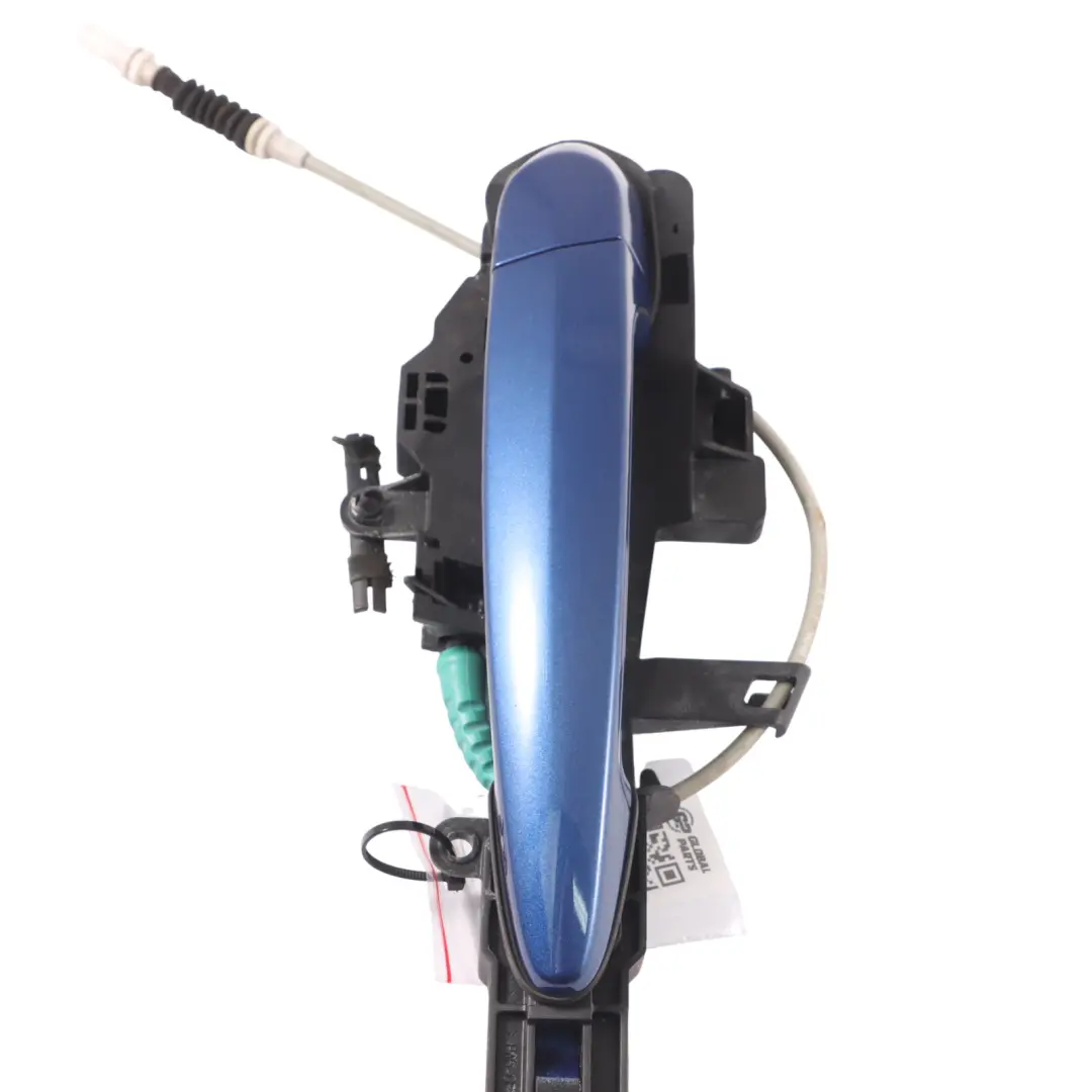 Complete Rear Right O/S Grab Handle Assembly Montego Blue A51 7069759 to BMW E87 with Part number 7069759-MTB BMW E87 Complete Rear Right O/S Grab Handle Assembly Montego Blue A51 7069759 - SKU 7069759-MTB-1 - Part number 7069759-MTB