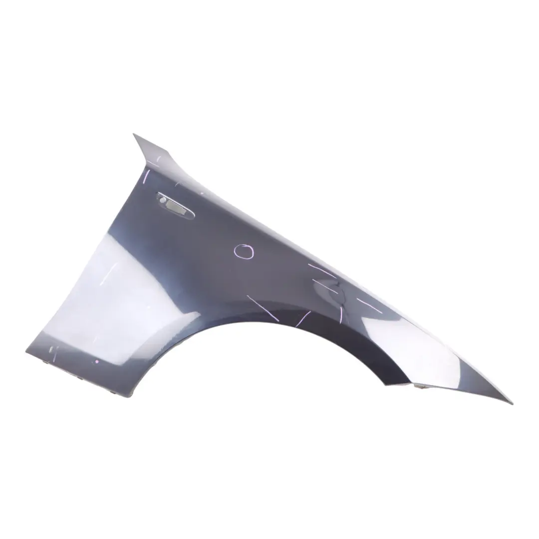 BMW E81 E87 Side Panel Fender Wing Front Right O/S Monacoblau Blue - A35 - SKU 7133228-MB - Part number 7133228
