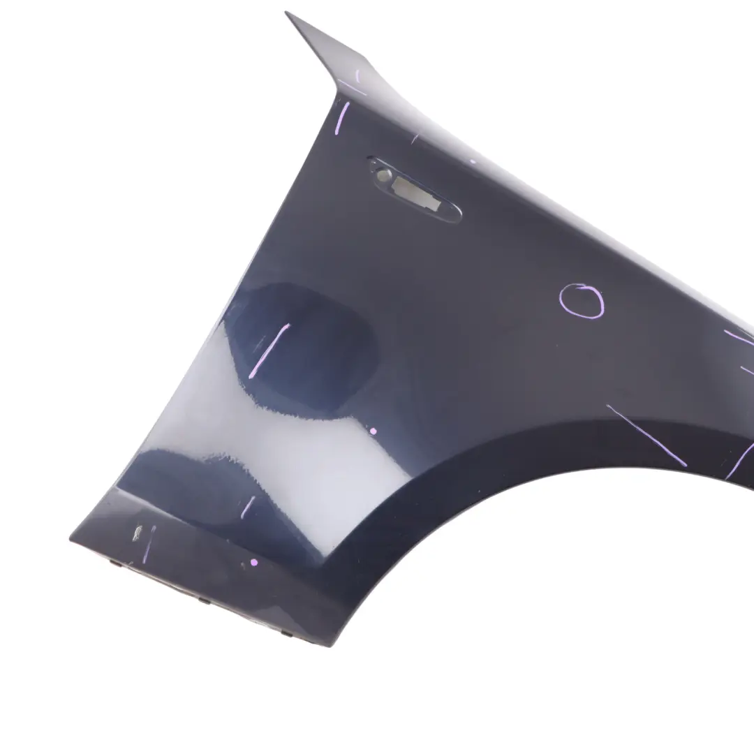Side Panel Fender Wing Front Right O/S Monacoblau Blue - A35 to BMW E81 E87 with Part number 7133228 BMW E81 E87 Side Panel Fender Wing Front Right O/S Monacoblau Blue - A35 - SKU 7133228-MB - Part number 7133228