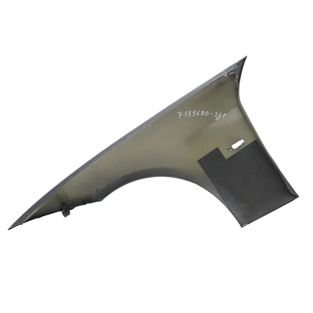 Side Panel Fender Wing Front Right O/S Sparkling Graphite - A22 to BMW E90 E91 with Part number 7135680 BMW E90 E91 Side Panel Fender Wing Front Right O/S Sparkling Graphite - A22 - SKU 7135680-SG1 - Part number 7135680