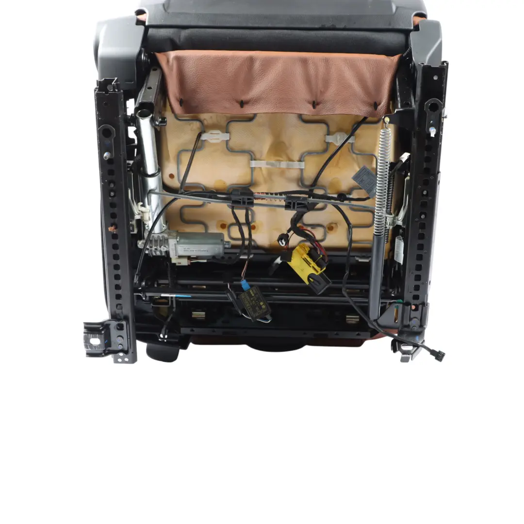 Front Left N/S Interior Heated Leather Dakota Rotorange to BMW E60 E61 Sport Seat with Part number 7152080 BMW E60 E61 Sport Seat Front Left N/S Interior Heated Leather Dakota Rotorange - SKU 7152080-1 - Part number 7152080