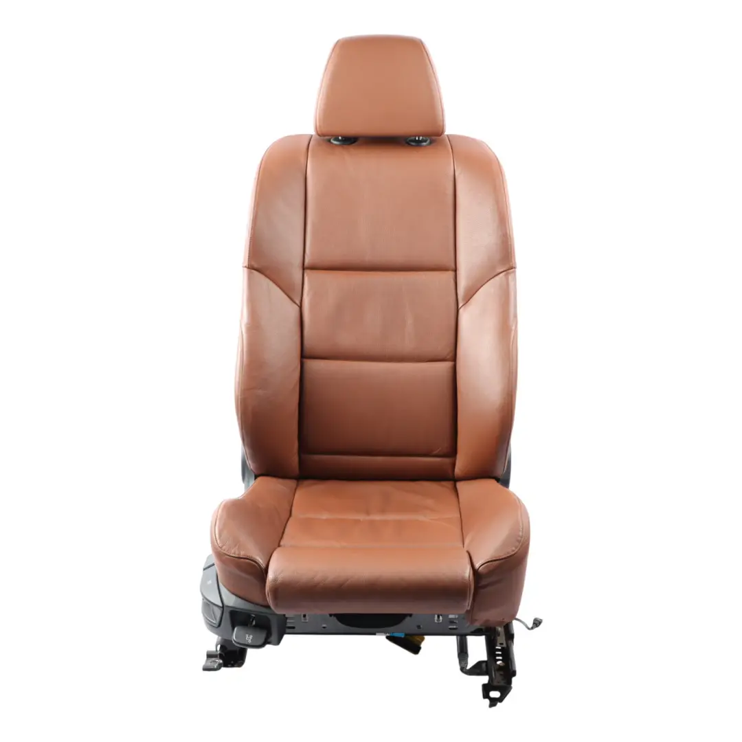 Front Right O/S Interior Heated Leather Dakota Rotorange to BMW E60 E61 Sport Seat with Part number 7152080 BMW E60 E61 Sport Seat Front Right O/S Interior Heated Leather Dakota Rotorange - SKU 7152080-2 - Part number 7152080