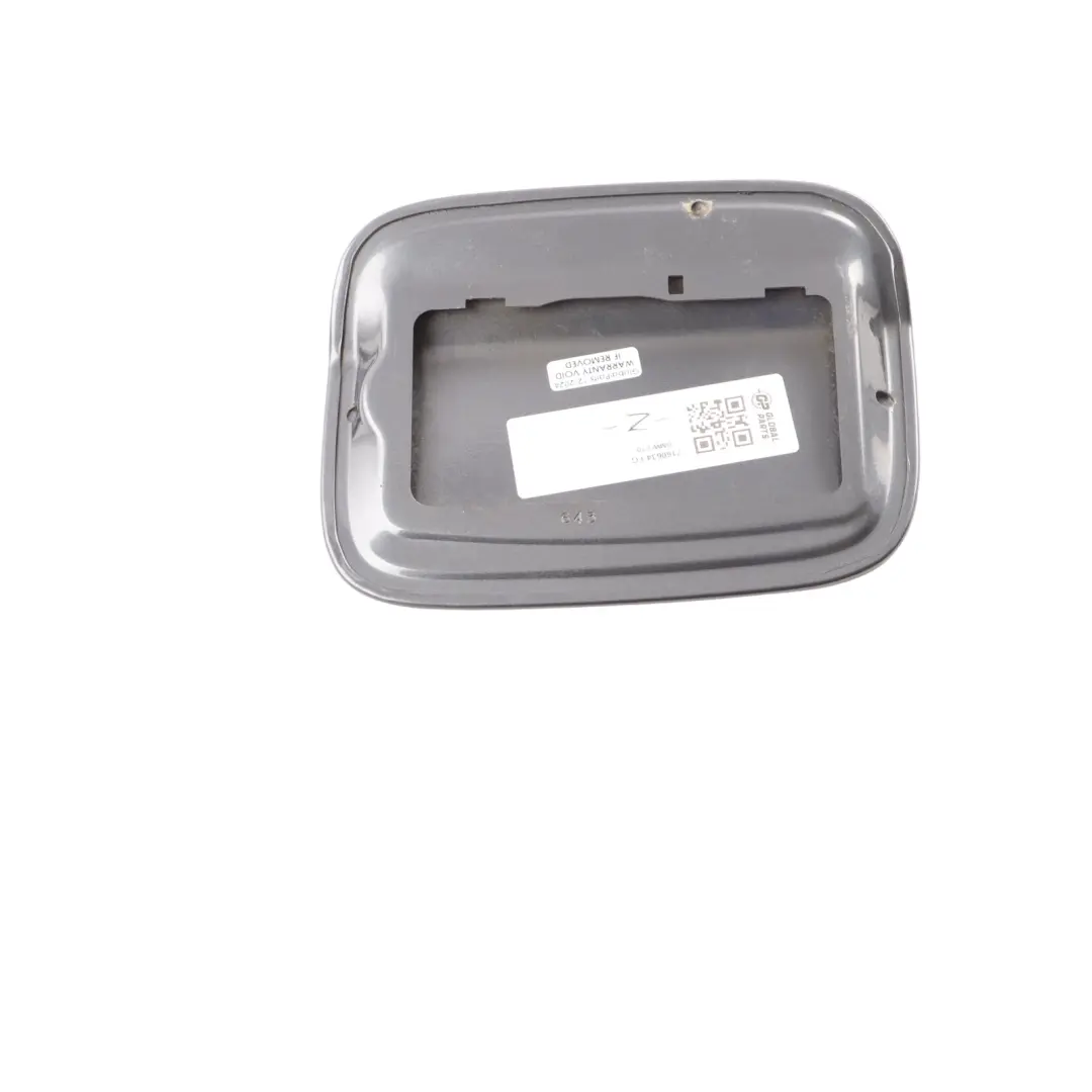 Fill In Flap Fuel Filler Cover Cap Platinum Grey Metallic - A68 to BMW X5 E70 with Part number 7160634 BMW X5 E70 Fill In Flap Fuel Filler Cover Cap Platinum Grey Metallic - A68 - SKU 7160634-PG - Part number 7160634