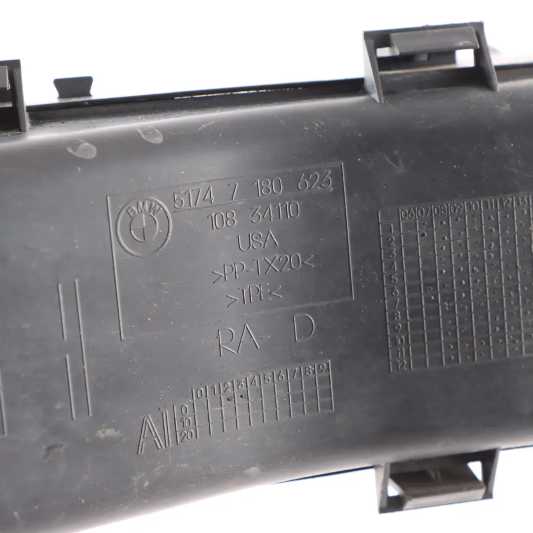 Brake Cooling Air Duct Guide Channel Left N/S to BMW E71 E72 with Part number 7180623 BMW E71 E72 Brake Cooling Air Duct Guide Channel Left N/S - SKU 7180623 - Part number 7180623