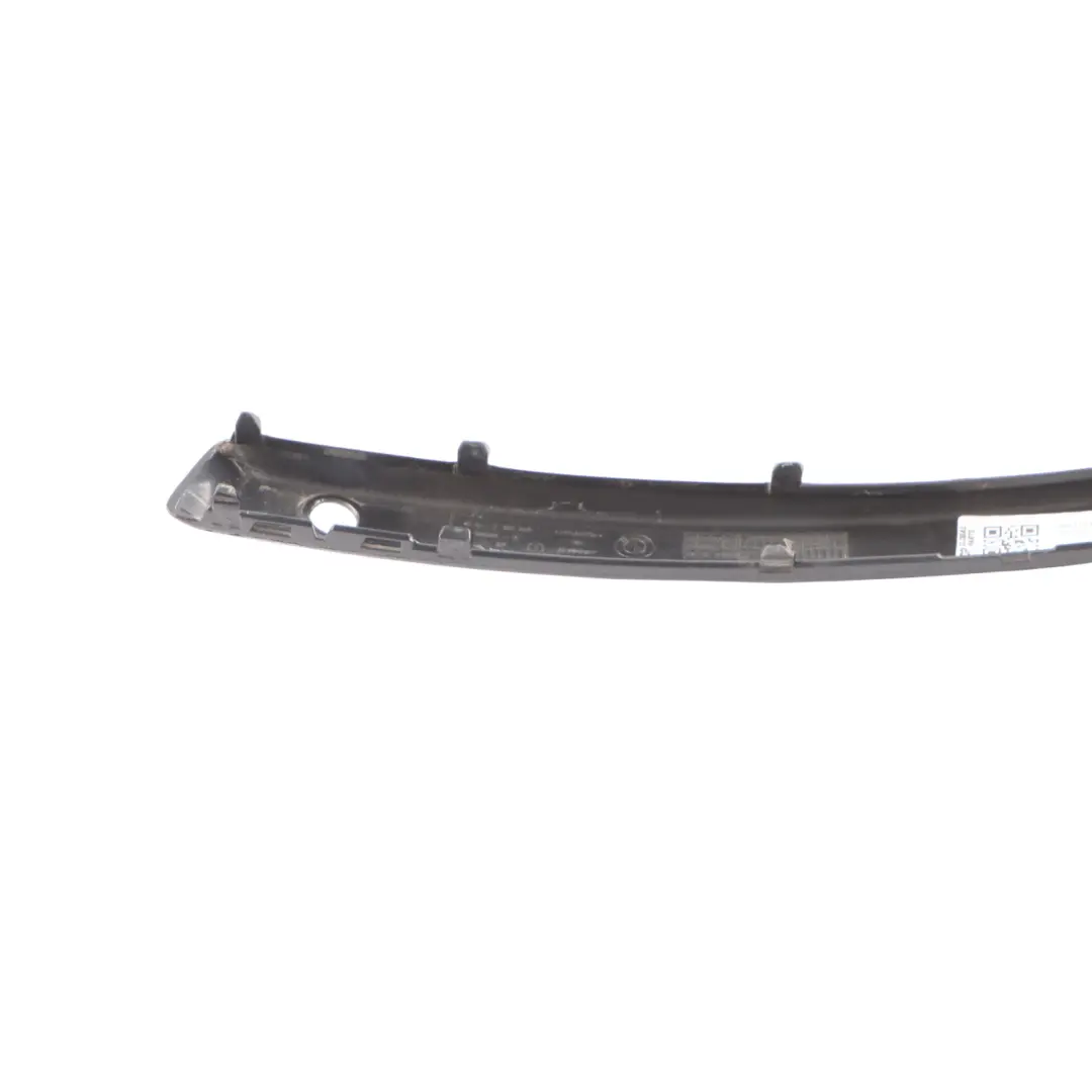  Front Bumper Strip BMW E81 E87N LCI Protective Rubber Right Black Sapphire 475 - SKU 7182372-BS - Part number 7182372