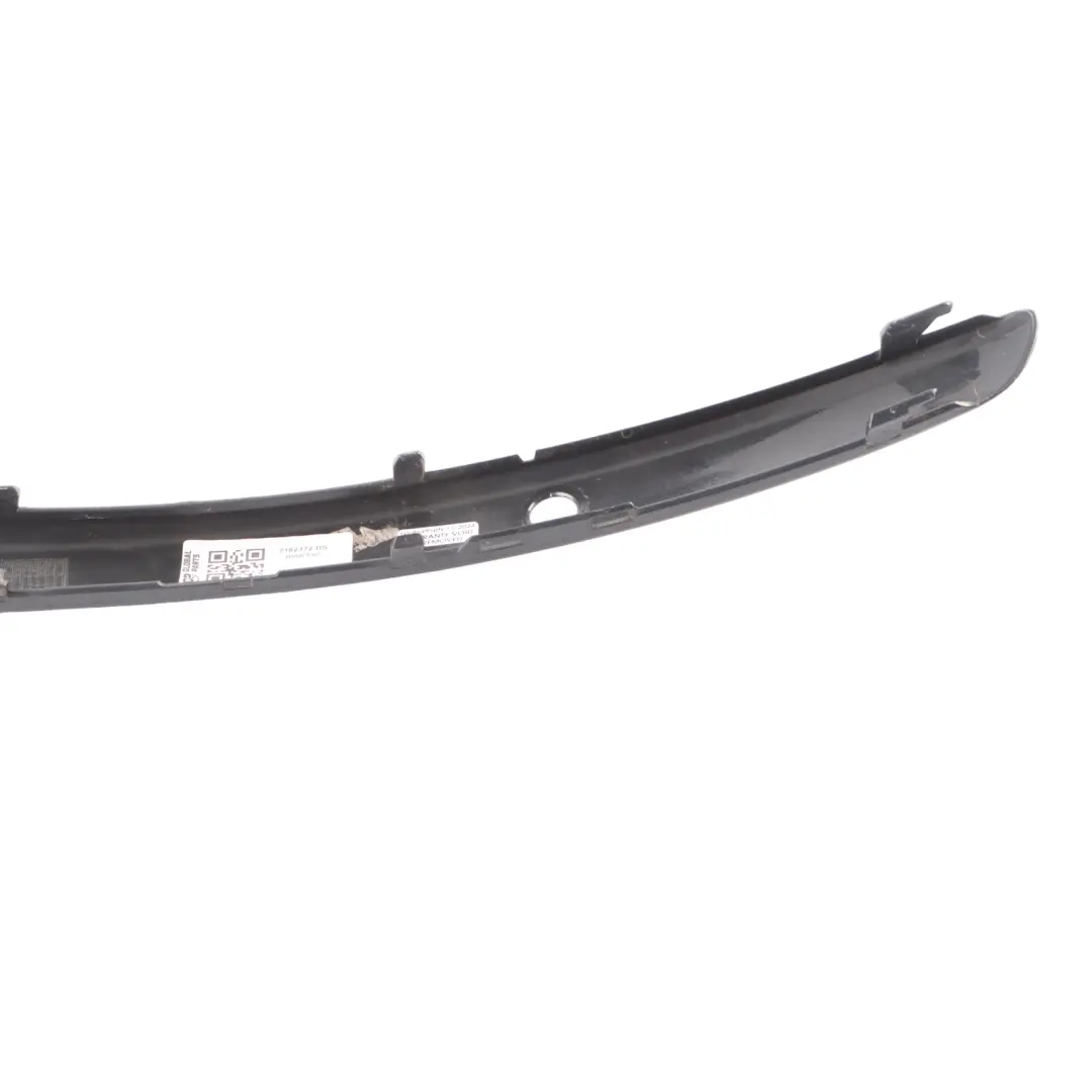  Front Bumper Strip BMW E81 E87N LCI Protective Rubber Right Black Sapphire 475 - SKU 7182372-BS - Part number 7182372