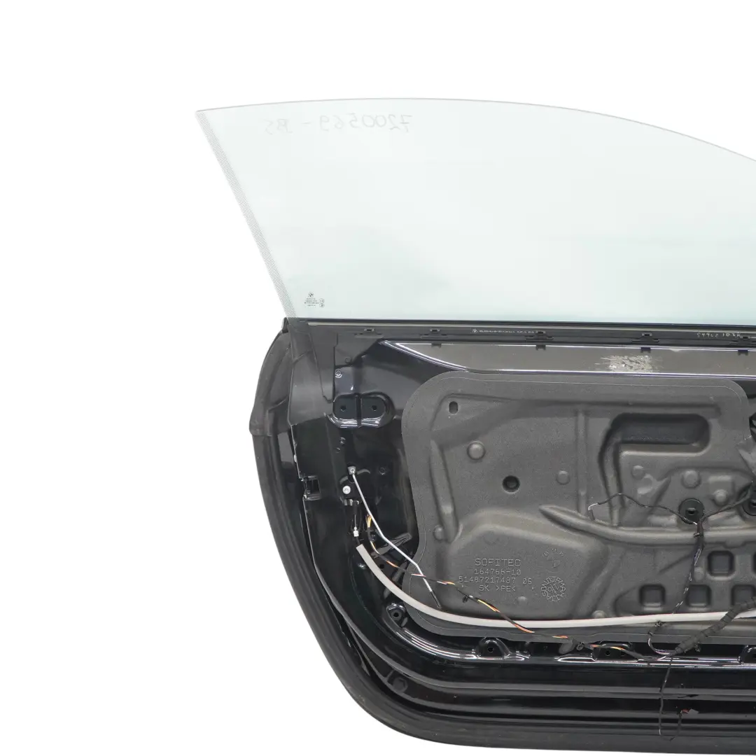 BMW E92 E93 Porte Avant Gauche Black Sapphire Noir Metallic - 475 - SKU 7200569-BS - Numéro de pièce 7200569