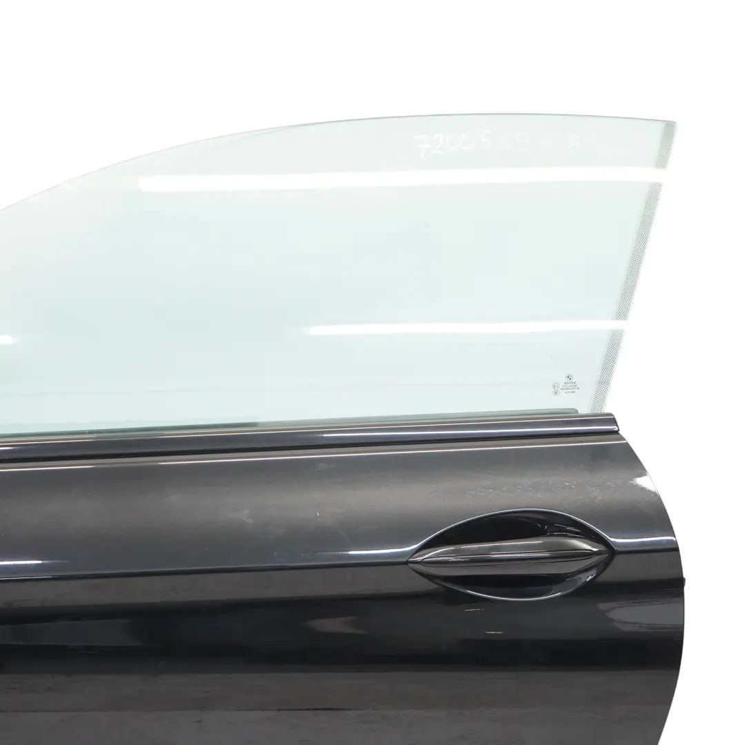 BMW E92 E93 Porte Avant Gauche Black Sapphire Noir Metallic - 475 - SKU 7200569-BS - Numéro de pièce 7200569