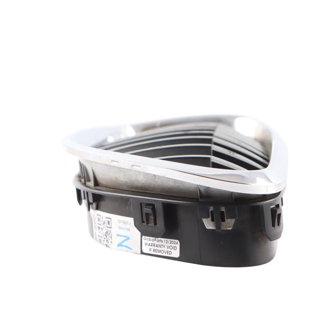 Bumper Grille BMW F06 F12 F13 Grid Cover Trim Panel Front Left N/S to with Part number 7211921 Bumper Grille BMW F06 F12 F13 Grid Cover Trim Panel Front Left N/S - SKU 7211921-1 - Part number 7211921