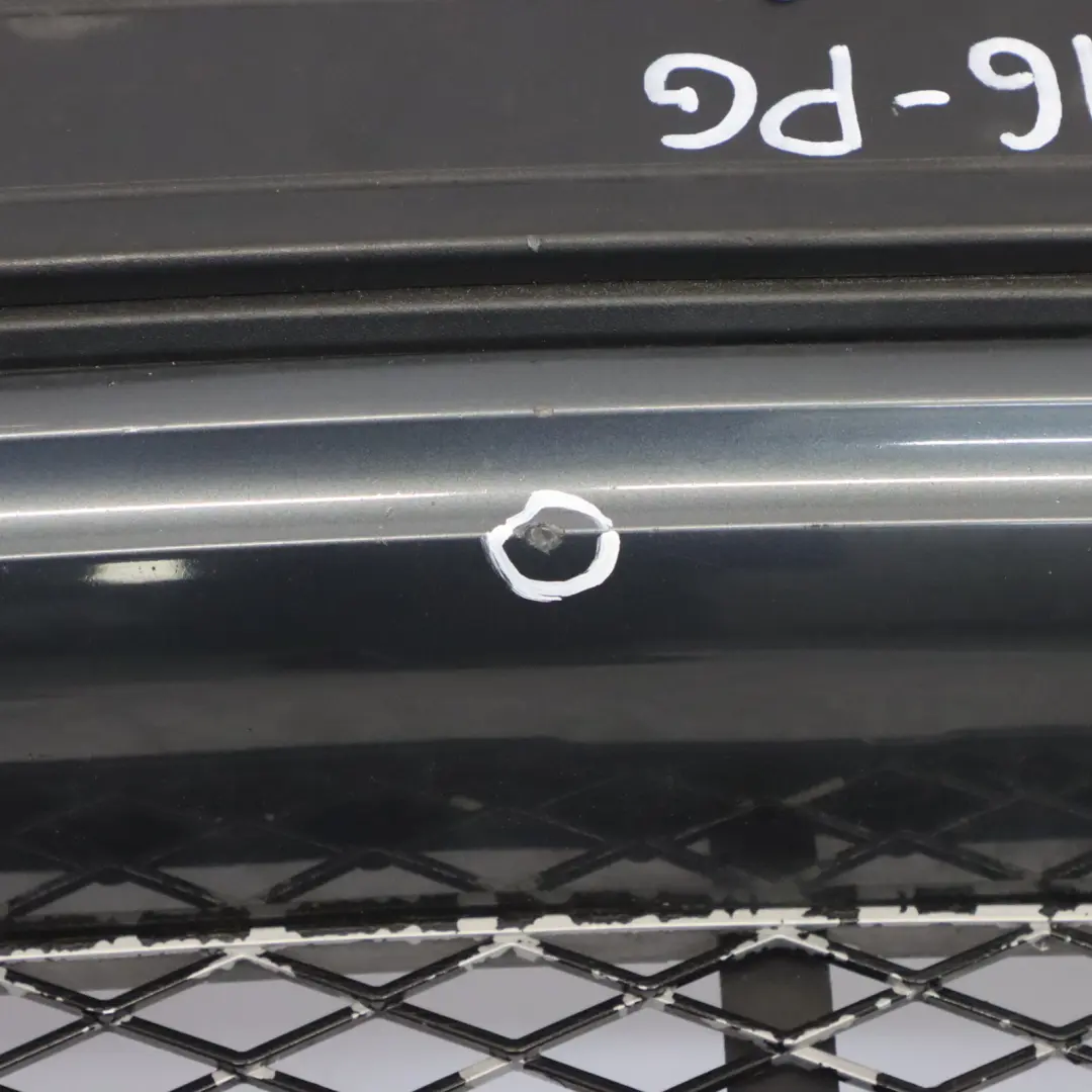 BMW X5 E70 LCI Front Bumper Trim Panel Covering PDC Platinum Grey Metallic - A68 - SKU 7222716-PG - Part number 7222716