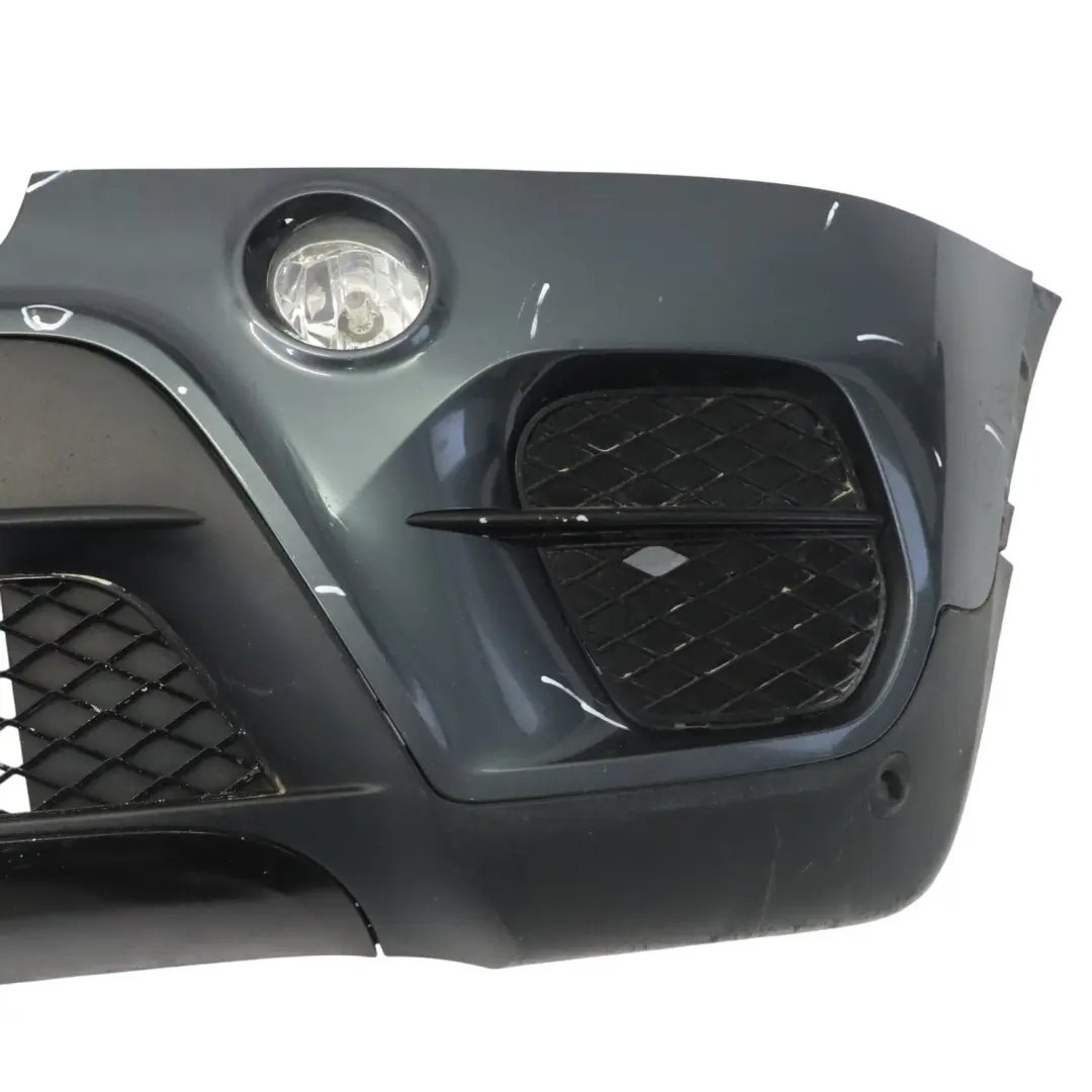 BMW X5 E70 LCI Front Bumper Trim Panel Covering PDC Platinum Grey Metallic - A68 - SKU 7222716-PG - Part number 7222716
