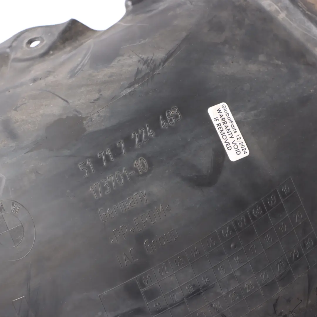 Osłona Nadkola BMW F06 F12 F13 Nadkole Przednie Lewe do o numerze 7224483 Osłona Nadkola BMW F06 F12 F13 Nadkole Przednie Lewe - SKU 7224483 - Numer Części 7224483