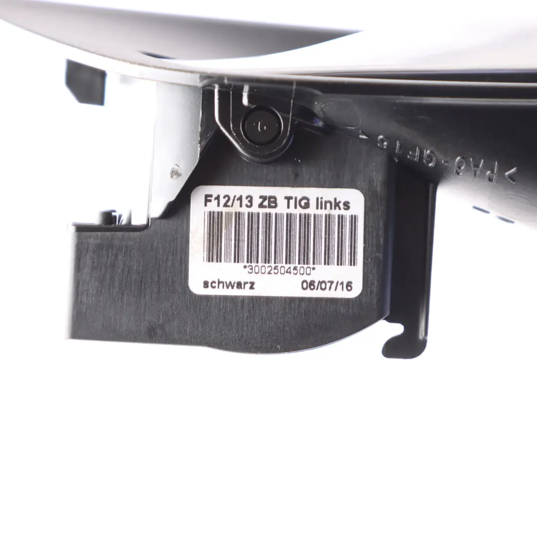  Door Handle BMW F06 F12 F13 Interior Door Handle Front Left N/S Black - SKU 7225441 - Part number 7262001