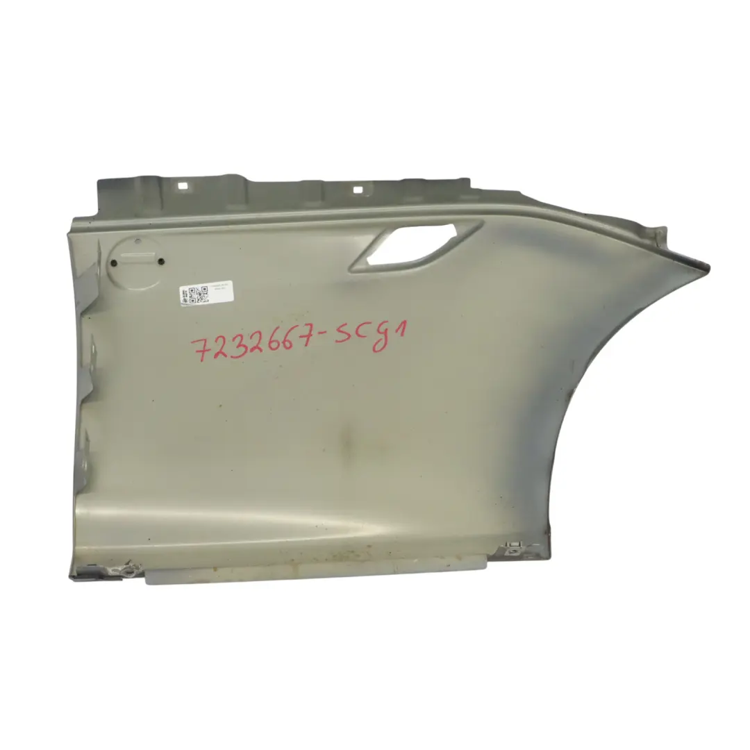 Side Panel Front Left N/S Wing Fender Spacegrau Space Grey - A52 to BMW Z4 E89 with Part number 7232667 BMW Z4 E89 Side Panel Front Left N/S Wing Fender Spacegrau Space Grey - A52 - SKU 7232667-SCG1 - Part number 7232667