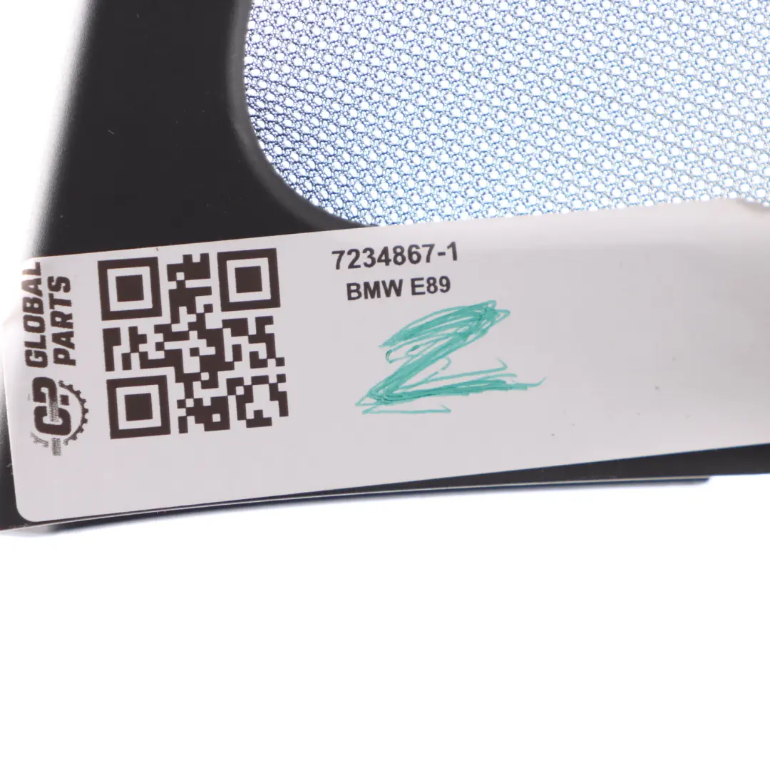 Centro de Protección Deflector de Viento Convertible para BMW Z4 E89 con número de pieza 7234867 BMW Z4 E89 Centro de Protección Deflector de Viento Convertible - SKU 7234867 - Número de pieza 7234867