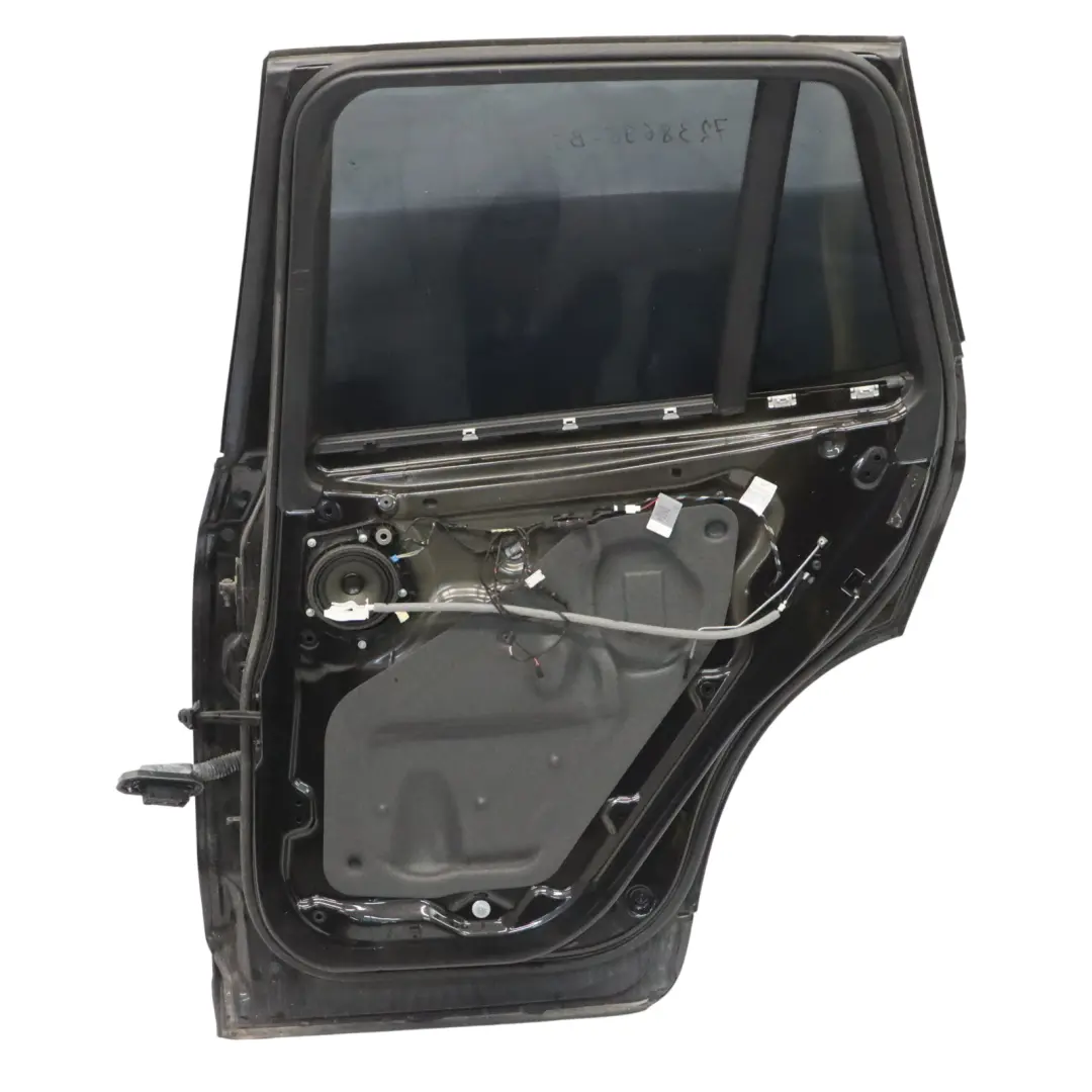 Door Rear Right O/S Black Sapphire Metallic - 475 to BMW X3 F25 with Part number 7238696 BMW X3 F25 Door Rear Right O/S Black Sapphire Metallic - 475 - SKU 7238696-BS - Part number 7238696