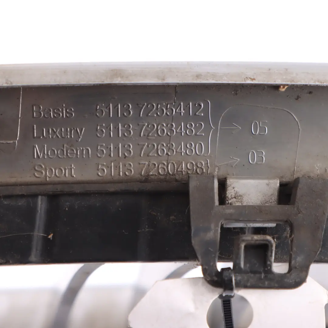 BMW F30 F31 Grill Zaślepka Nerka Zderzaka Prawy Przód - SKU 7255412 - Numer Części 7255412
