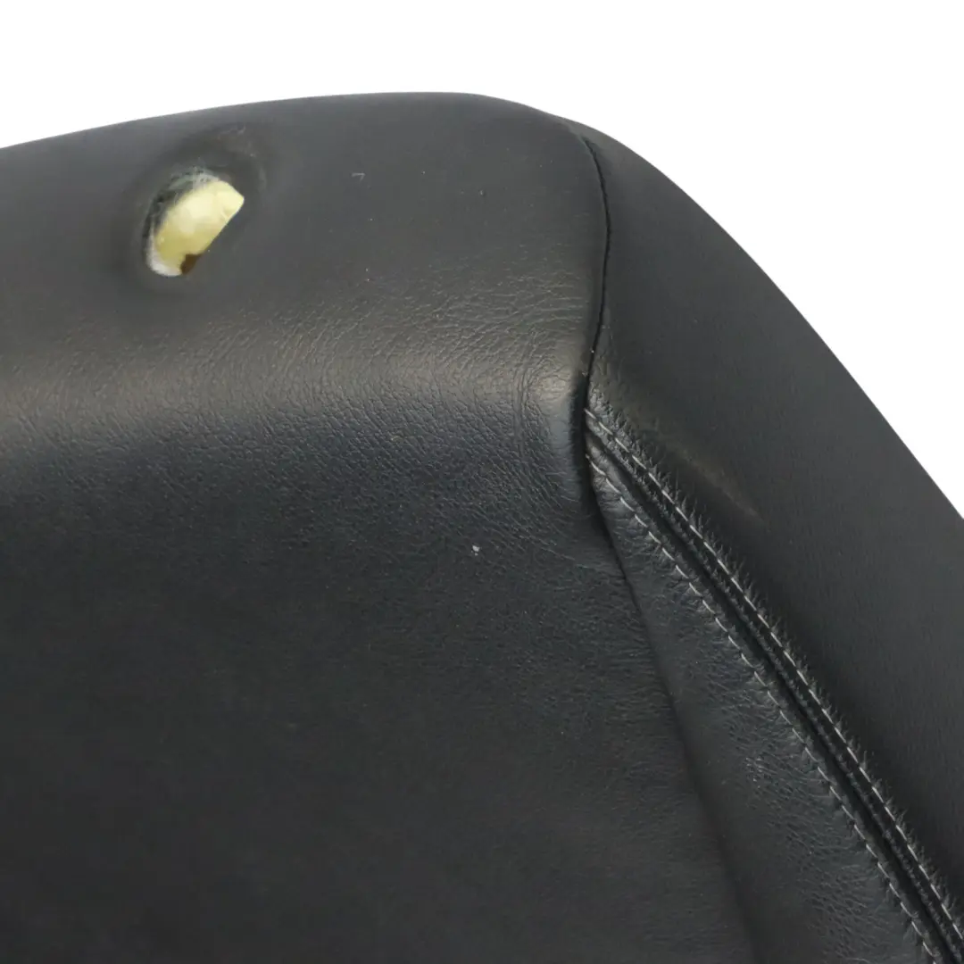 Respaldo Asiento Delantero Derecho Cuero Nevada Negro para BMW X3 F25 X4 F26 con número de pieza 7255656 BMW X3 F25 X4 F26 Respaldo Asiento Delantero Derecho Cuero Nevada Negro - SKU 7255656 - Número de pieza 7255656