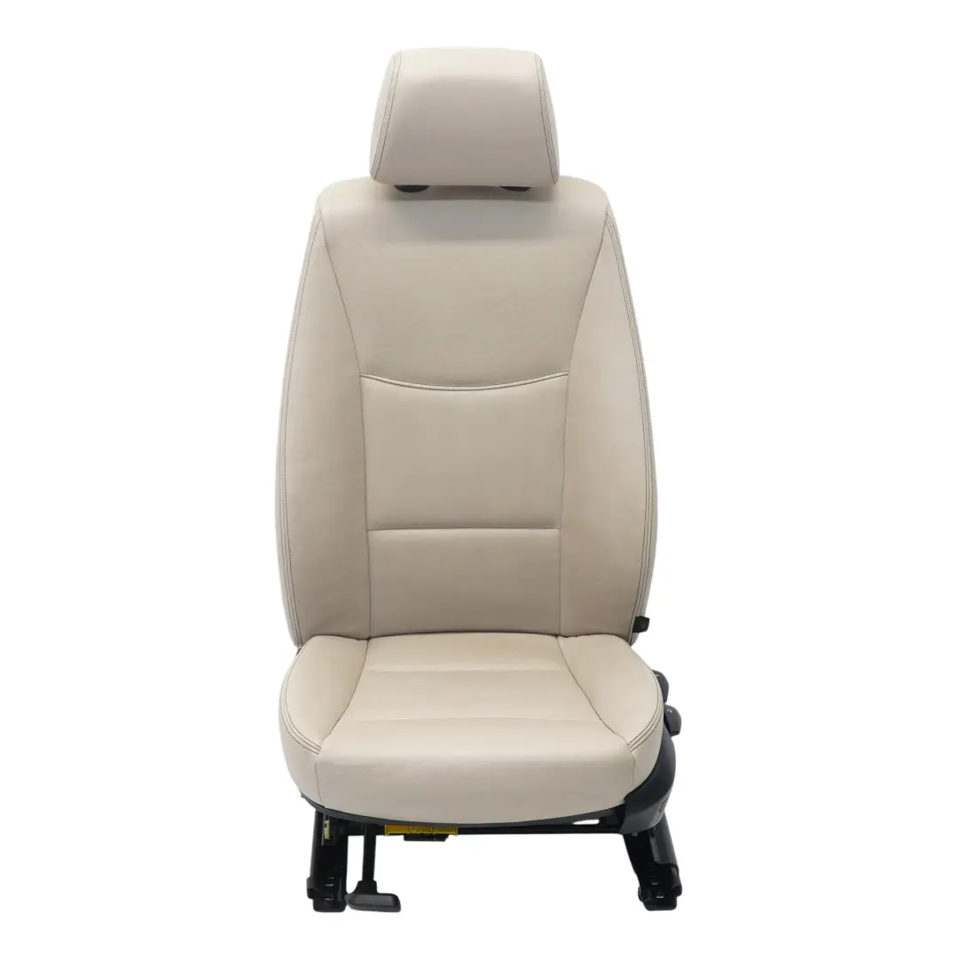Fotel Przedni Lewy Przód Grzany Skóra Nevada Beżowa do BMW X3 F25 o numerze 7255663 BMW X3 F25 Fotel Przedni Lewy Przód Grzany Skóra Nevada Beżowa - SKU 7255663-2 - Numer Części 7255663