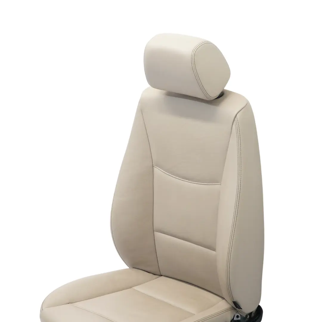 Front Left N/S Heated Interior Leather Nevada Oyster to BMW X3 F25 Seat with Part number 7255663 BMW X3 F25 Seat Front Left N/S Heated Interior Leather Nevada Oyster - SKU 7255663-2 - Part number 7255663