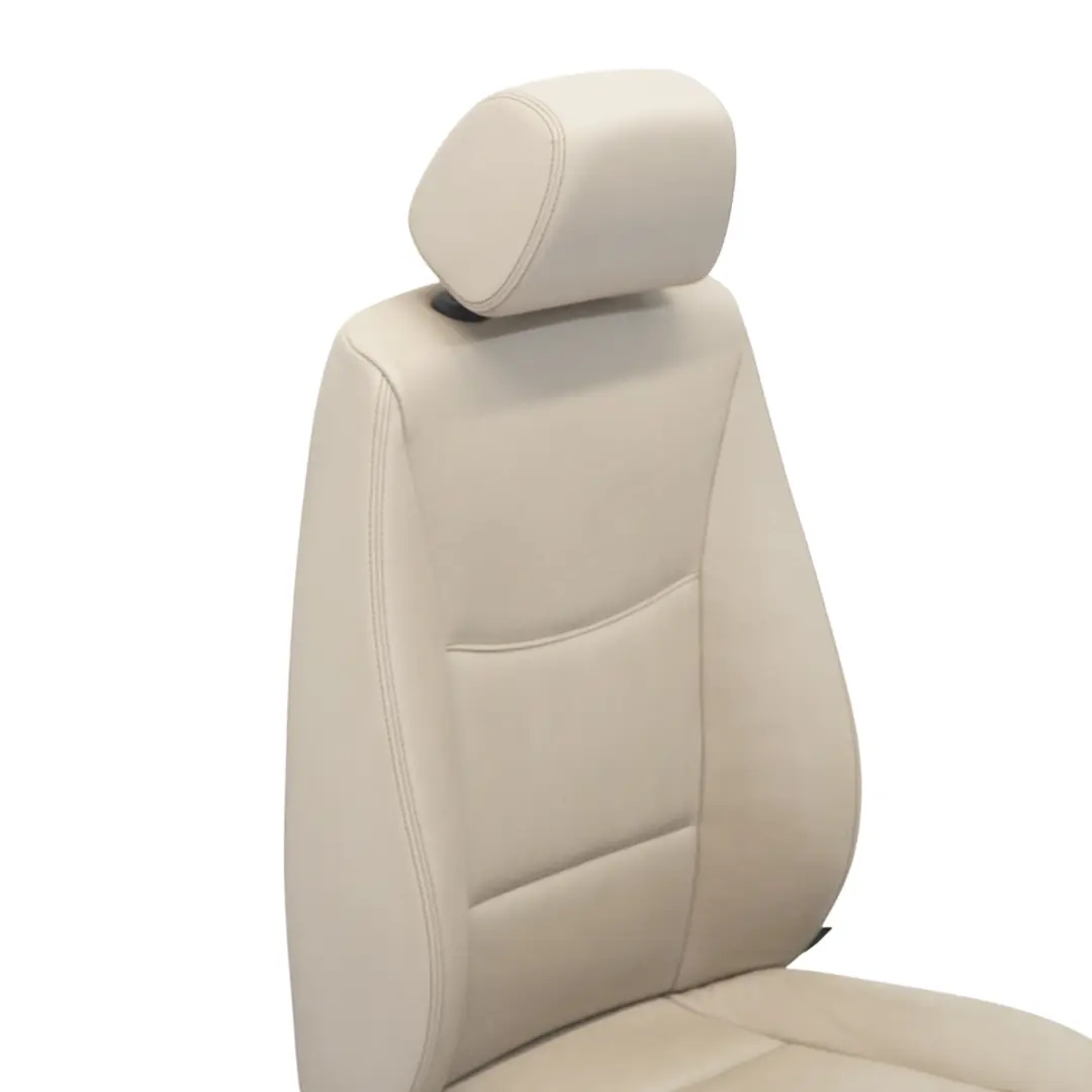 Asiento Delantero Izquierdo Calefactable Interior Cuero Nevada Oyster para BMW X3 F25 con número de pieza 7255663 BMW X3 F25 Asiento Delantero Izquierdo Calefactable Interior Cuero Nevada Oyster - SKU 7255663-2 - Número de pieza 7255663