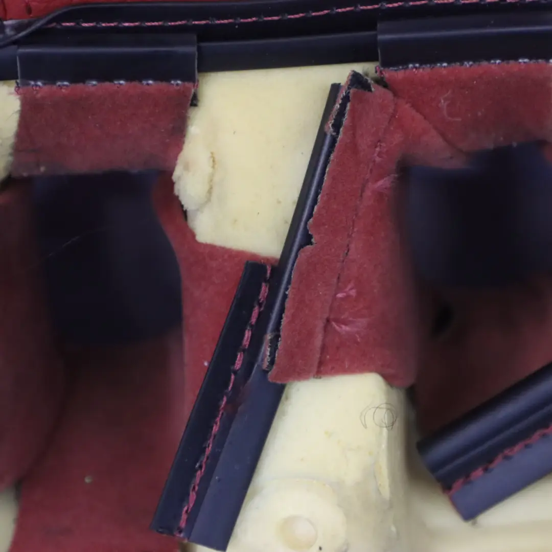 Bench Seat Cover Back Sofa Cabrio Cloth Leather Boston Coral Red to BMW E88 Rear with Part number 7257058 BMW E88 Rear Bench Seat Cover Back Sofa Cabrio Cloth Leather Boston Coral Red - SKU 7257058 - Part number 7257058