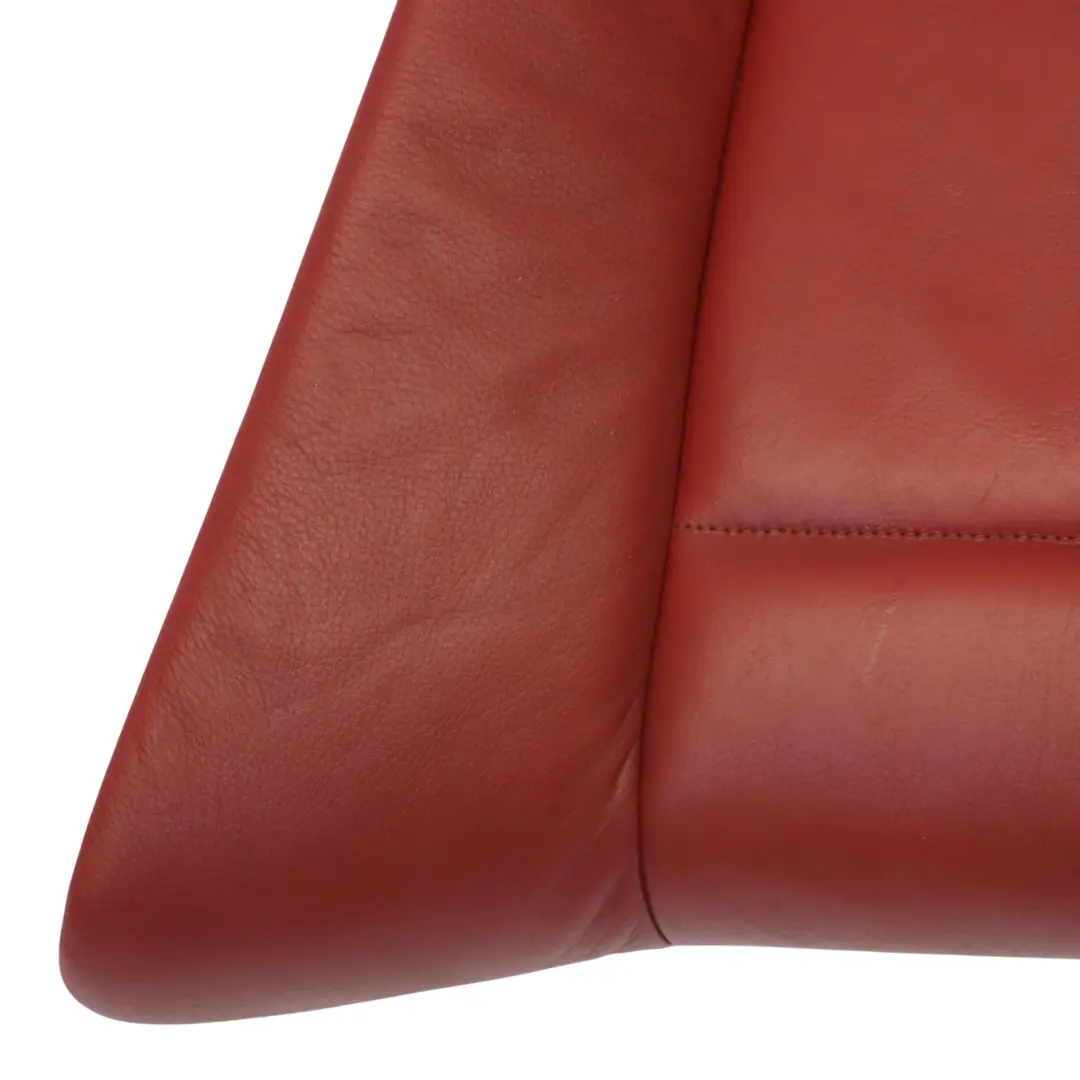 Bench Seat Cover Back Sofa Cabrio Cloth Leather Boston Coral Red to BMW E88 Rear with Part number 7257058 BMW E88 Rear Bench Seat Cover Back Sofa Cabrio Cloth Leather Boston Coral Red - SKU 7257058 - Part number 7257058