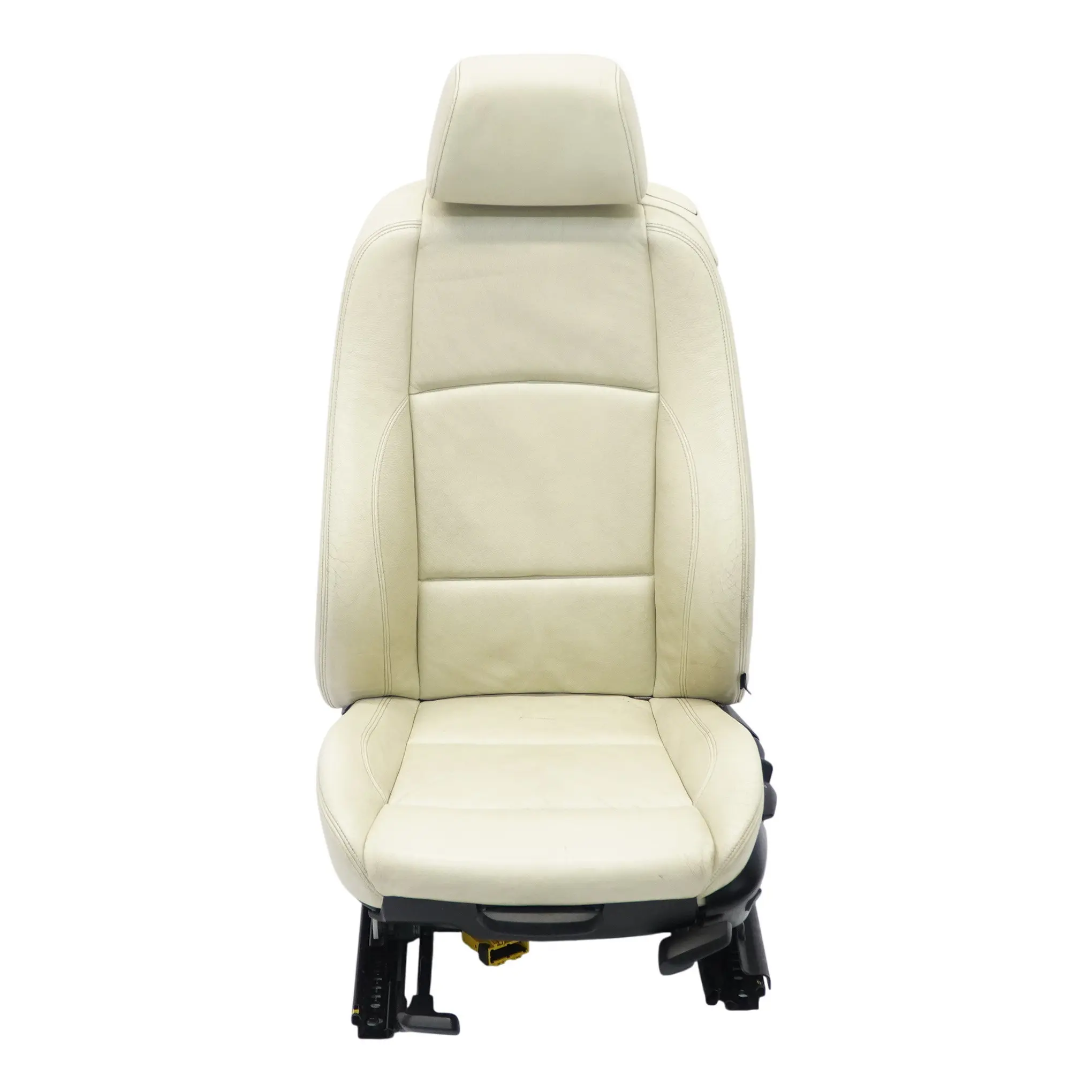 BMW E88 Cabrio Sedile Sportivo Anteriore Sinistro Interno Pelle Boston Lemon