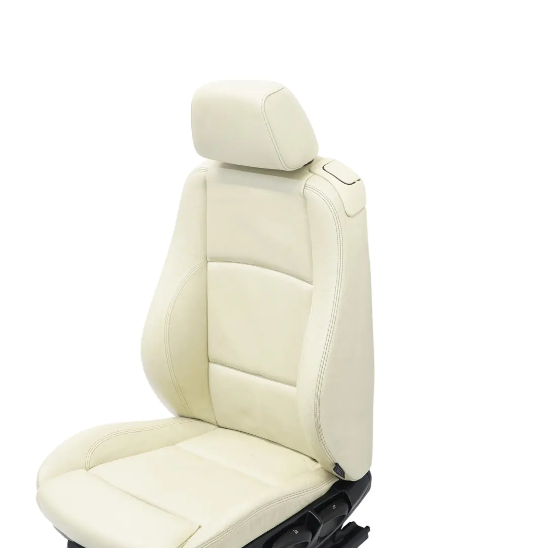 BMW E88 Cabrio Fotel Sport Przedni Lewy Przód Skóra Boston Lemon - SKU 7257493-1 - Numer Części 7257493