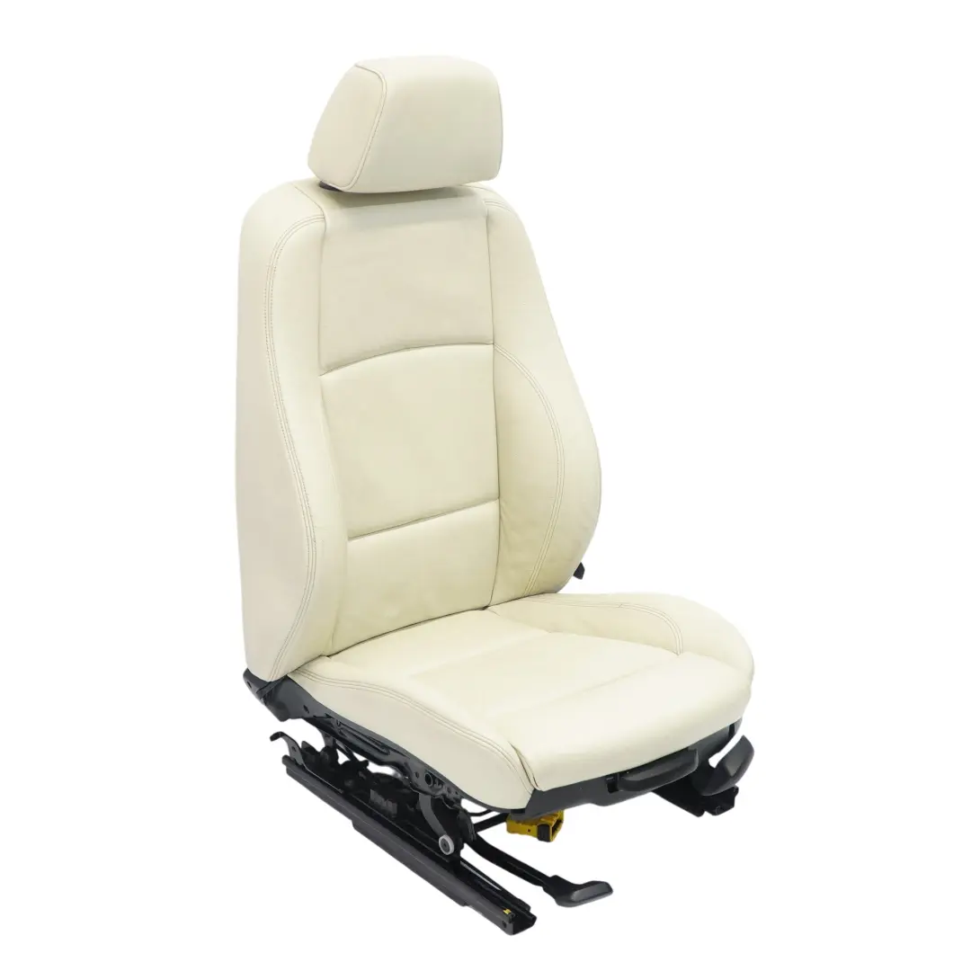 Fotel Sport Przedni Lewy Przód Skóra Boston Lemon do BMW E88 Cabrio o numerze 7257493 BMW E88 Cabrio Fotel Sport Przedni Lewy Przód Skóra Boston Lemon - SKU 7257493-1 - Numer Części 7257493