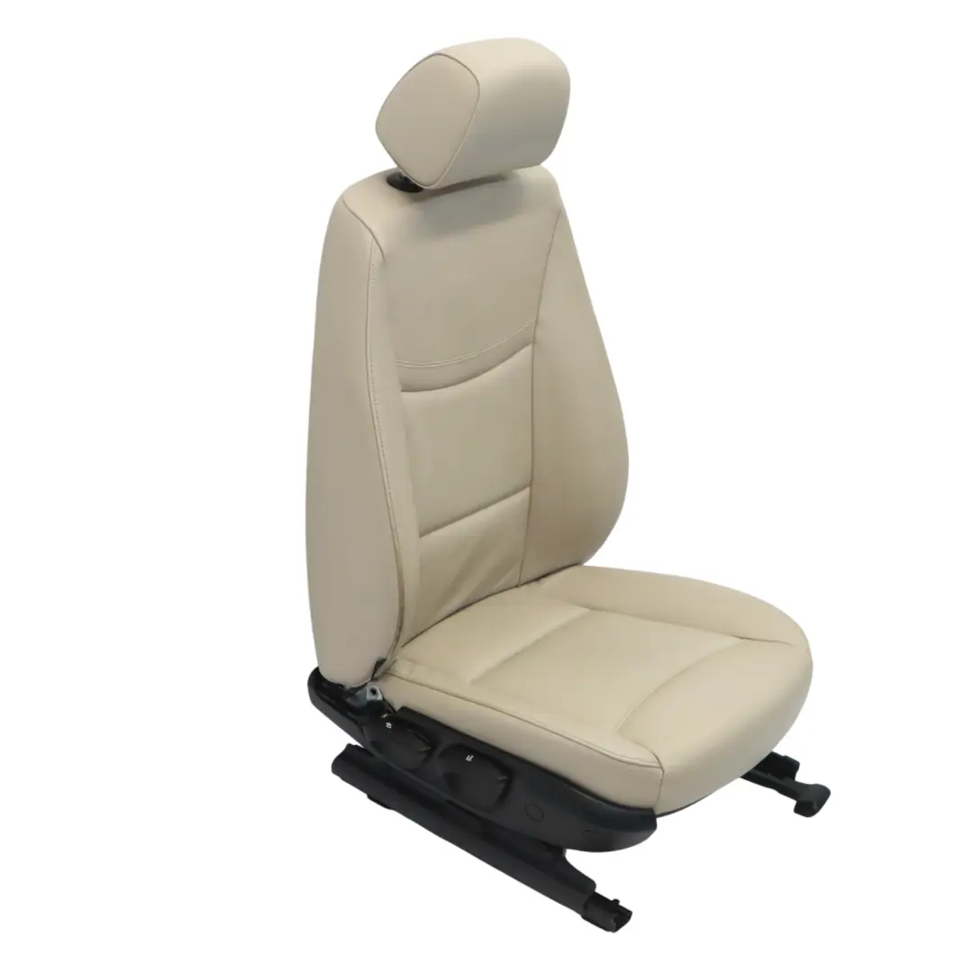 Sedile anteriore BMW E90 E91 LCI Destro Interno Pelle Dakota Oyster per con numero di parte 7257544 Sedile anteriore BMW E90 E91 LCI Destro Interno Pelle Dakota Oyster - SKU 7257544-5 - Numero di parte 7257544