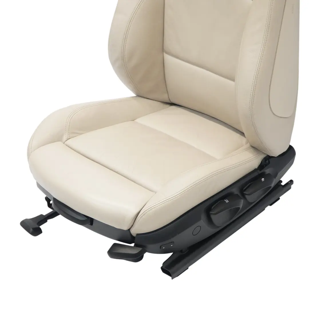 BMW E90 E91 LCI Asiento Delantero Izquierdo Calefaccionado Sport Cuero Oyster - SKU 7257599 - Número de pieza 7257599