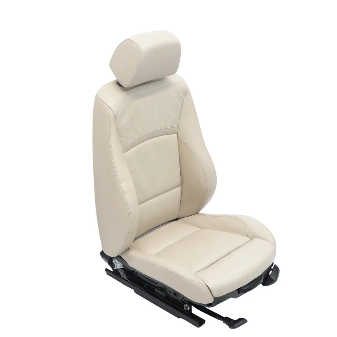 BMW E90 E91 LCI Asiento Delantero Izquierdo Calefaccionado Sport Cuero Oyster - SKU 7257599 - Número de pieza 7257599