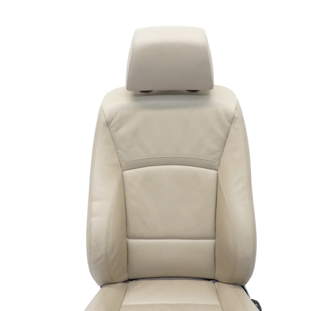 BMW E90 E91 LCI Sitz Vorne Links Interieur Beheizt Sport Leder Dakota Oyster - SKU 7257599 - Teilenummer 7257599