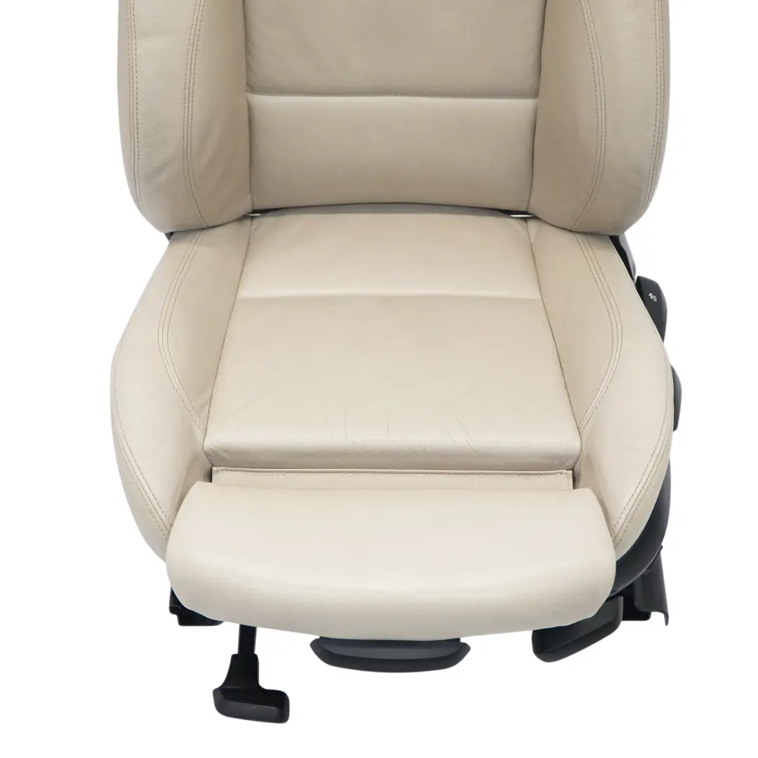 BMW E90 E91 LCI Sitz Vorne Links Interieur Beheizt Sport Leder Dakota Oyster - SKU 7257599 - Teilenummer 7257599