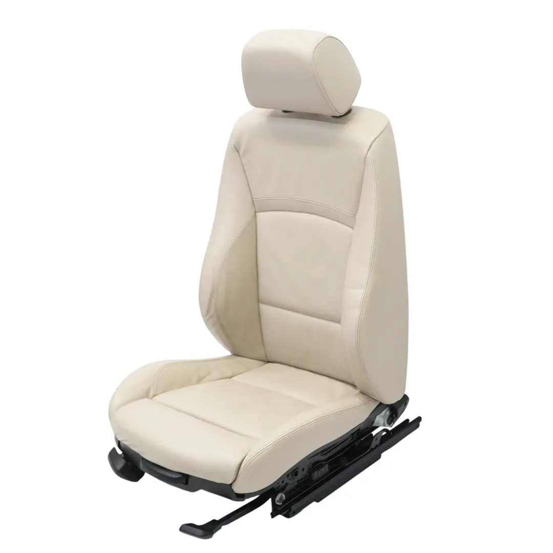 Sedile Anteriore Destro Riscaldato Pelle Sportiva Dakota Oyster per BMW E90 E91 LCI con numero di parte 7257600 BMW E90 E91 LCI Sedile Anteriore Destro Riscaldato Pelle Sportiva Dakota Oyster - SKU 7257600-1 - Numero di parte 7257600