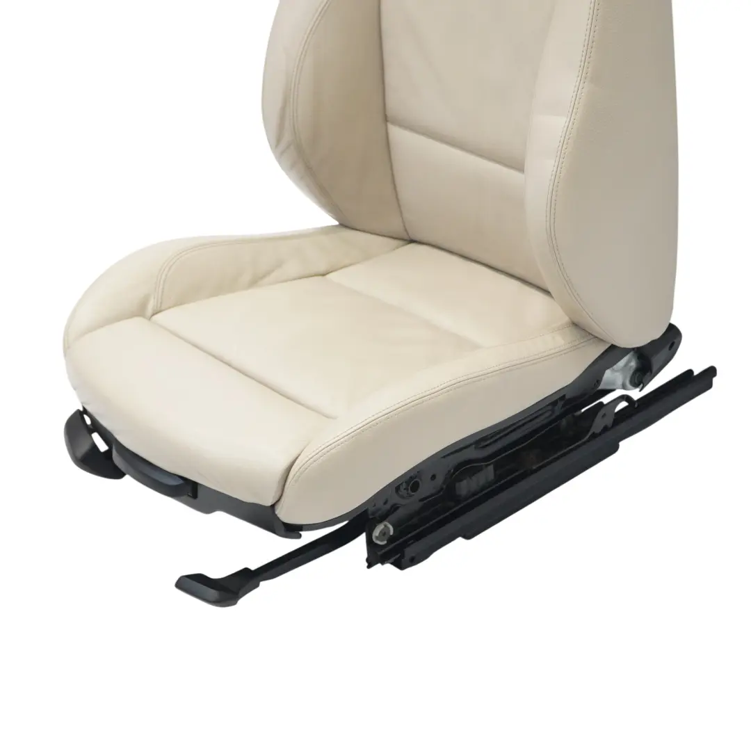 Siège avant droit intérieur chauffé cuir sport Dakota Oyster pour BMW E90 E91 LCI à propos du numéro de pièce 7257600 BMW E90 E91 LCI Siège avant droit intérieur chauffé cuir sport Dakota Oyster - SKU 7257600-1 - Numéro de pièce 7257600