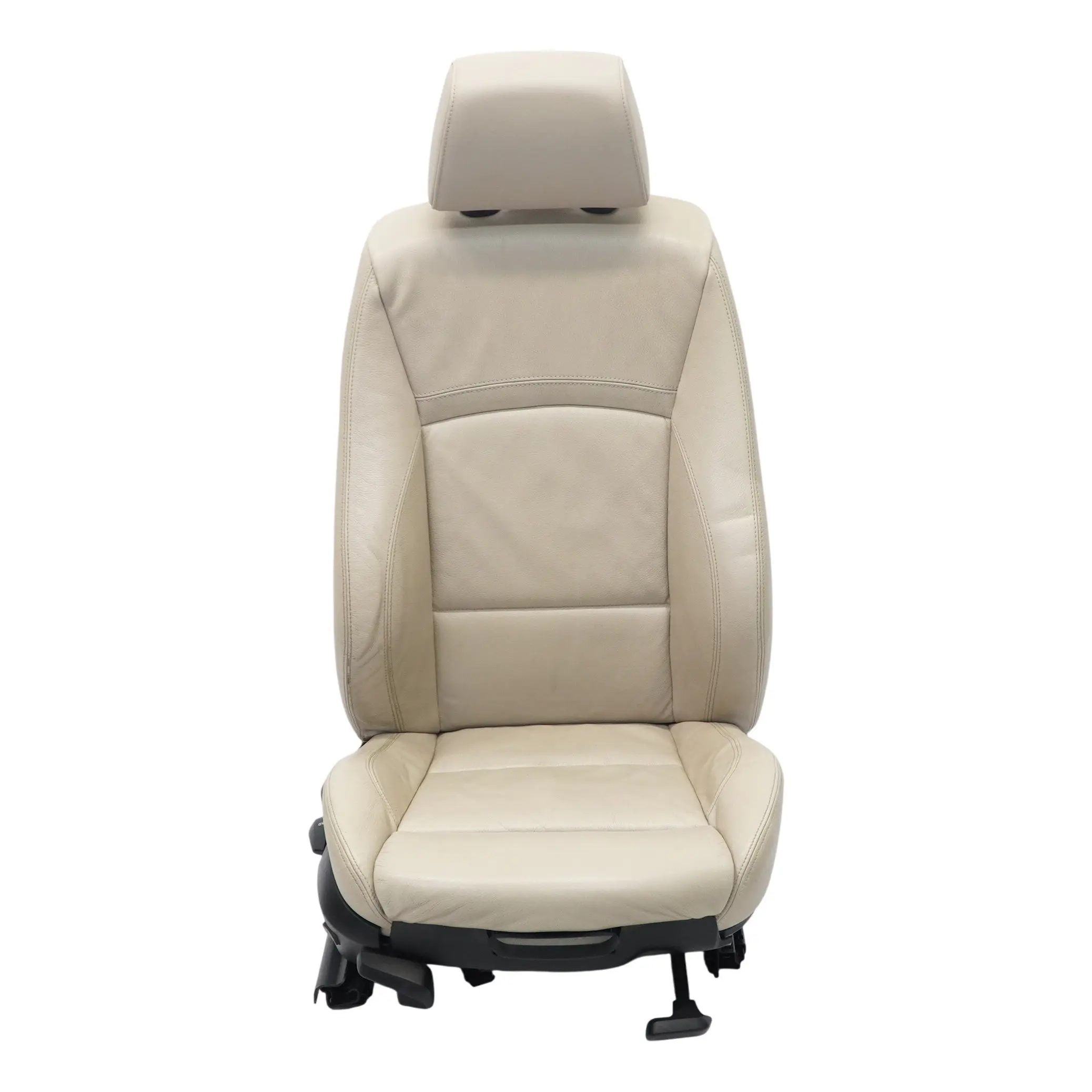 BMW E90 E91 LCI Sedile Anteriore Destro Riscaldato Pelle Sportiva Dakota Oyster