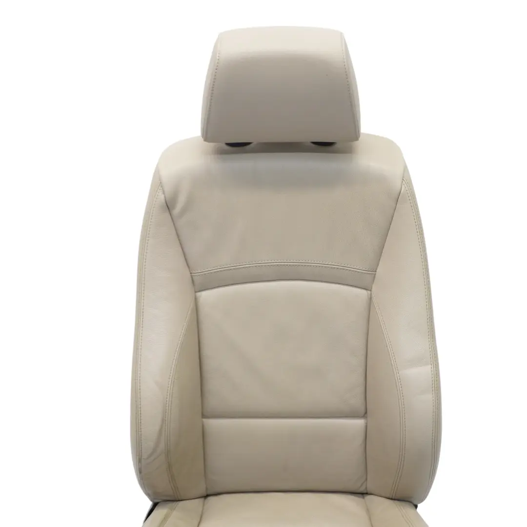 BMW E90 E91 LCI Sedile Anteriore Destro Riscaldato Pelle Sportiva Dakota Oyster - SKU 7257600-1 - Numero di parte 7257600