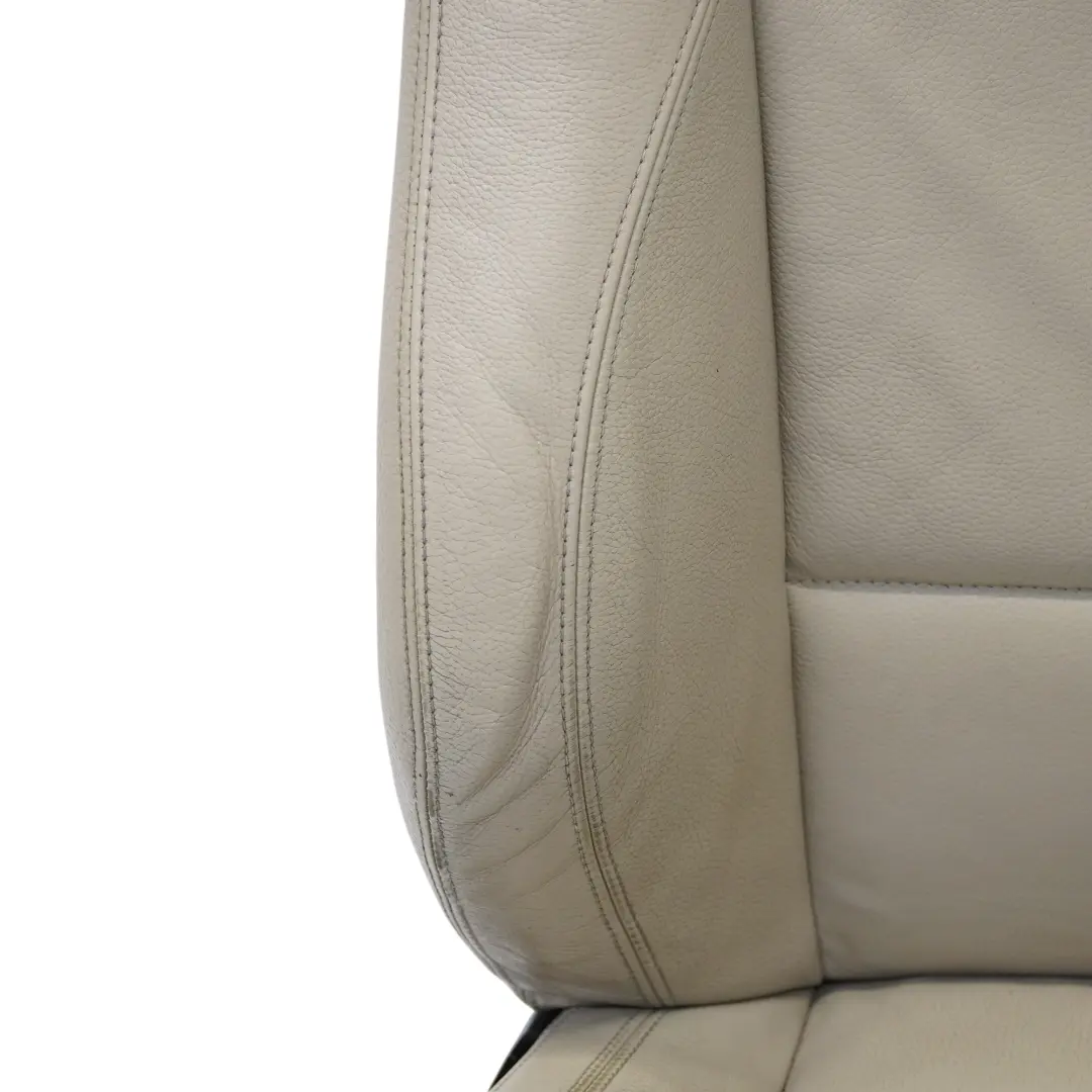 Sedile Anteriore Destro Riscaldato Pelle Sportiva Dakota Oyster per BMW E90 E91 LCI con numero di parte 7257600 BMW E90 E91 LCI Sedile Anteriore Destro Riscaldato Pelle Sportiva Dakota Oyster - SKU 7257600-1 - Numero di parte 7257600