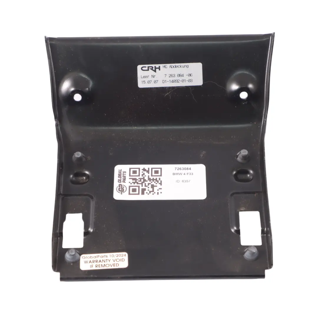 Sicherheitsgurt Leitfaden Vorne Abdeckung Unten Rechts Links für BMW F33 mit Teilenummer 7263084 BMW F33 Sicherheitsgurt Leitfaden Vorne Abdeckung Unten Rechts Links - SKU 7263084 - Teilenummer 7263084