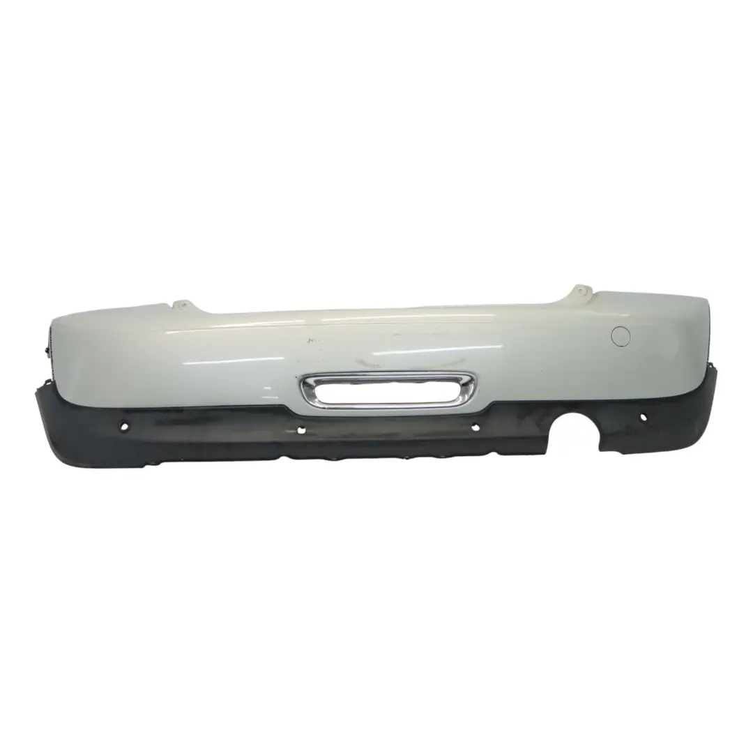 Zderzak Tylny White Silver Metallic - A62 do Mini R56 R57 LCI R58 o numerze 7264355 Mini R56 R57 LCI R58 Zderzak Tylny White Silver Metallic - A62 - SKU 7264355-WS - Numer Części 7264355