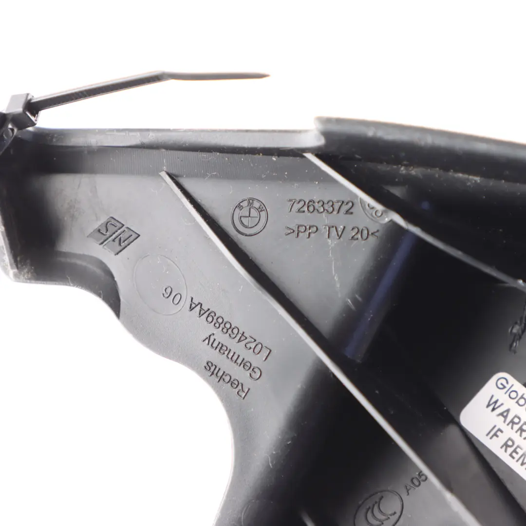 BMW F20 F30 F31 Abdeckung Gurtschloß Rechts Schwarz 7263372 - SKU 7275690 - Teilenummer 7275690