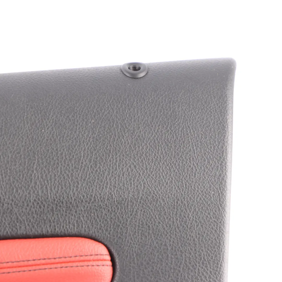 Revestimiento Puerta Delantera Derecha Cuero Rojo Coral para BMW F21 F22 con número de pieza 7285390 BMW F21 F22 Revestimiento Puerta Delantera Derecha Cuero Rojo Coral - SKU 7285390-1 - Número de pieza 7285390