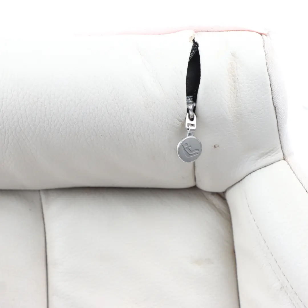 Bench Couch Covering Leather Dakota Elfenbeinweiss Ivory White to BMW F06 Rear Seat with Part number 7289437 BMW F06 Rear Seat Bench Couch Covering Leather Dakota Elfenbeinweiss Ivory White - SKU 7289437 - Part number 7289437