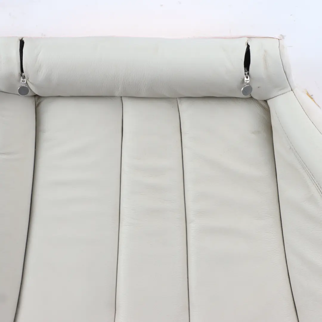 Bench Couch Covering Leather Dakota Elfenbeinweiss Ivory White to BMW F06 Rear Seat with Part number 7289437 BMW F06 Rear Seat Bench Couch Covering Leather Dakota Elfenbeinweiss Ivory White - SKU 7289437 - Part number 7289437