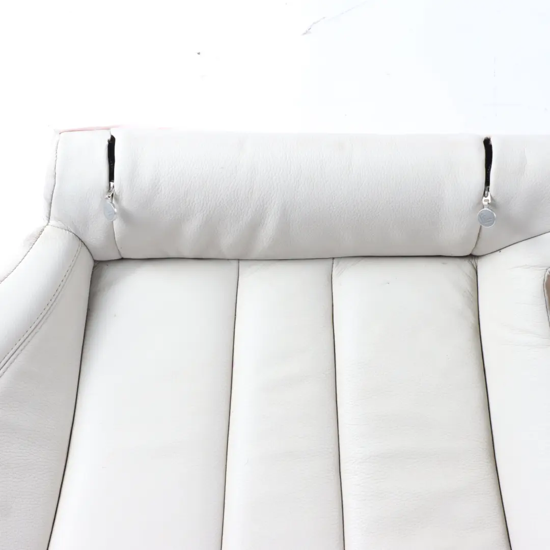 Bench Couch Covering Leather Dakota Elfenbeinweiss Ivory White to BMW F06 Rear Seat with Part number 7289437 BMW F06 Rear Seat Bench Couch Covering Leather Dakota Elfenbeinweiss Ivory White - SKU 7289437 - Part number 7289437